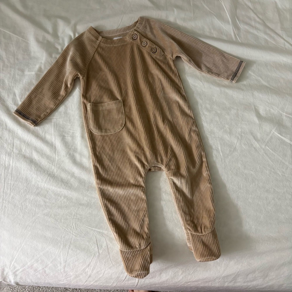 Mudpie Corded Tan Footie